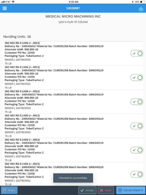 Screenshot #6 pour Proof of Delivery tk