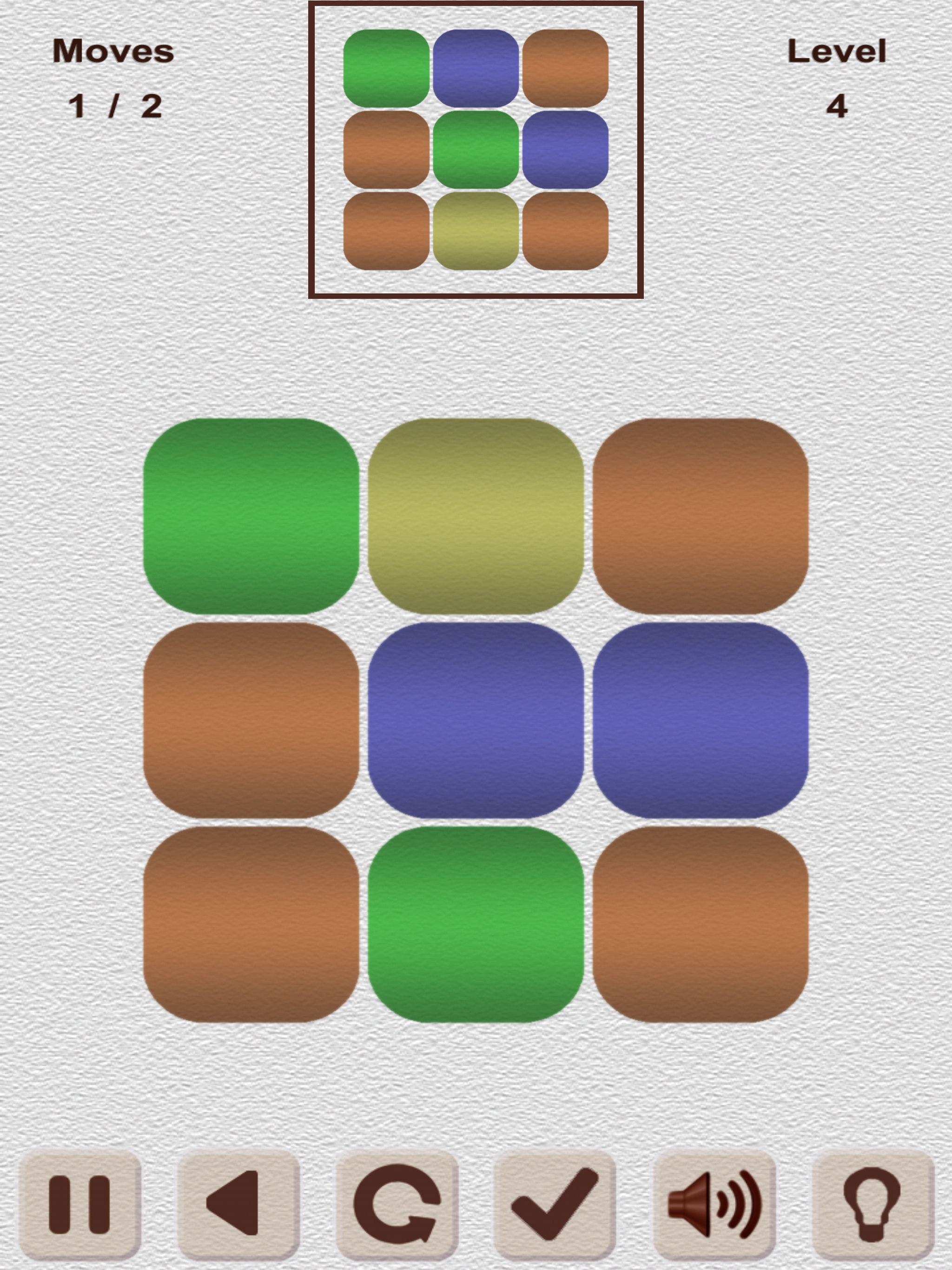 Puzzle flat cube