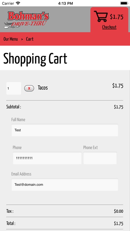 Bohman's Carryout screenshot-3
