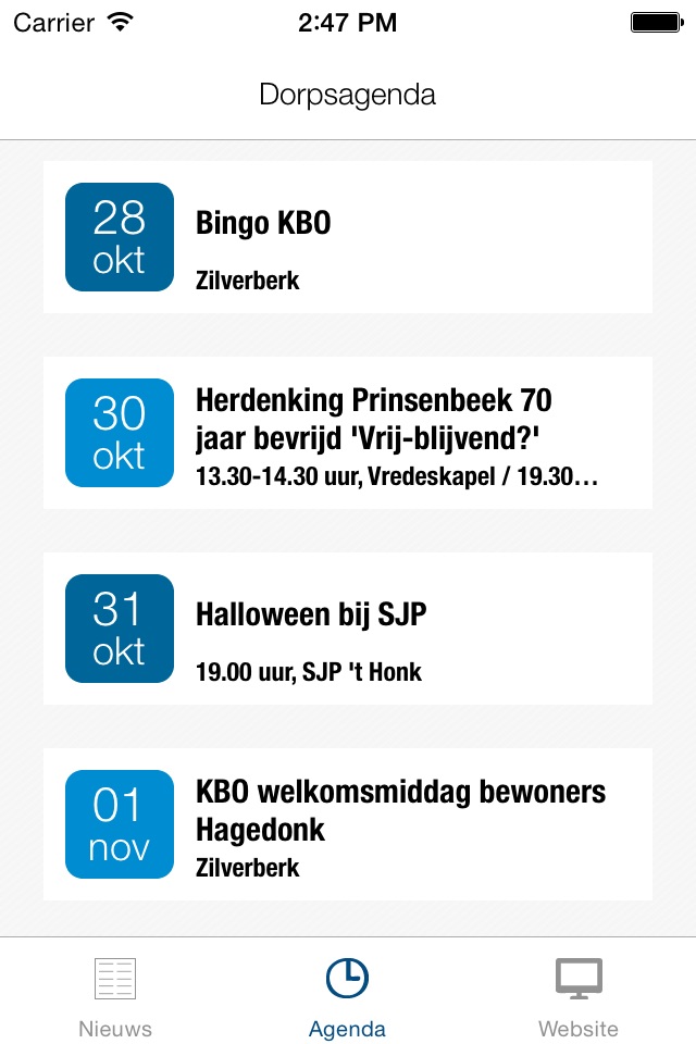 Pb nieuws screenshot 3