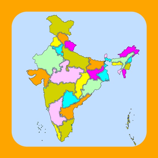 India States & Capitals. 4 Type of Quiz & Games!!! icon