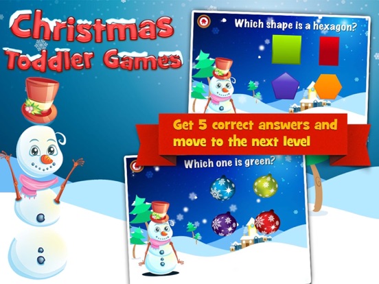 Christmas Games for Toddlers iPad screenshot