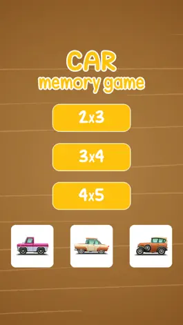 Game screenshot Matching Car Cards Educational Games for Kids mod apk