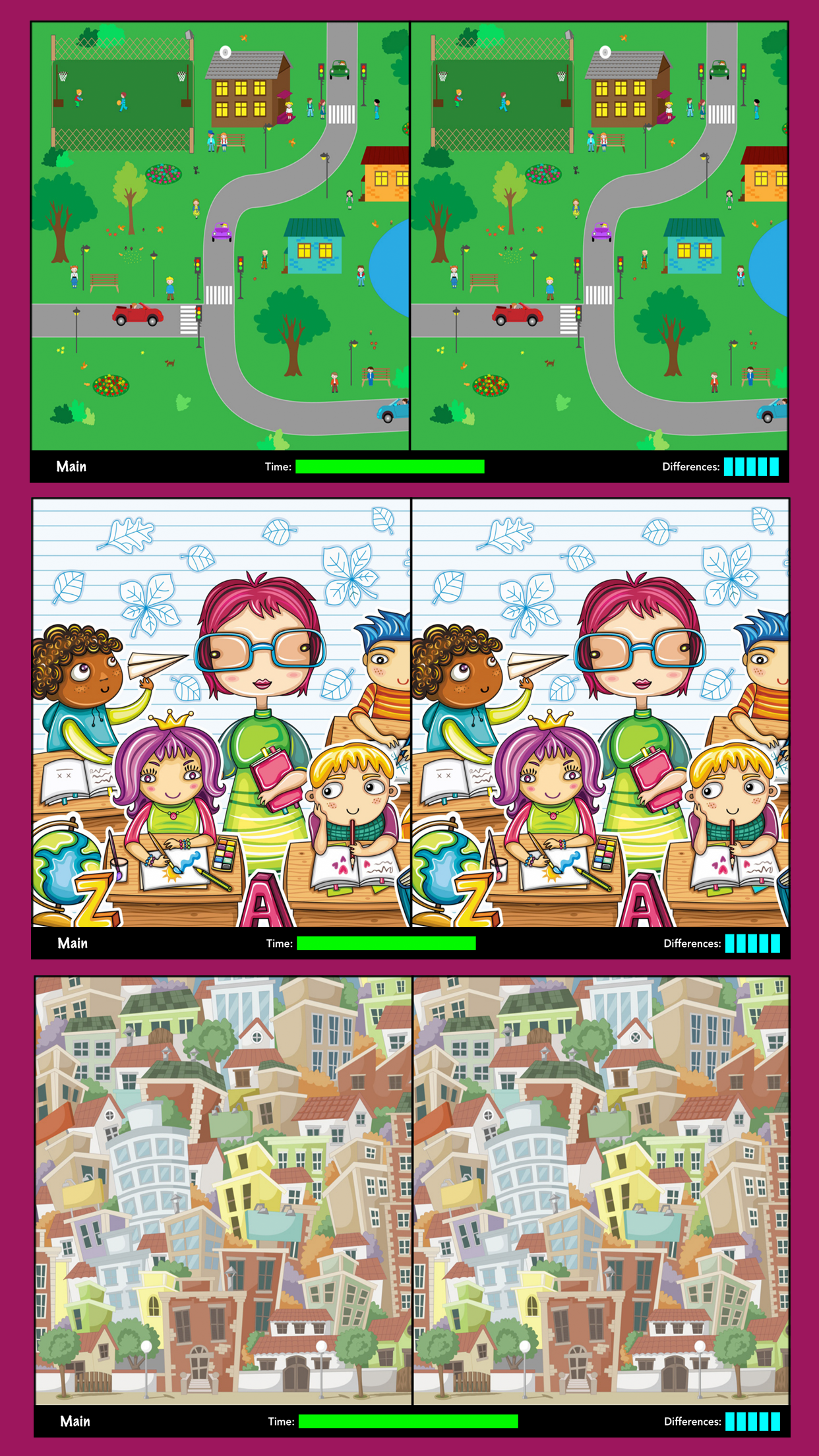 What's The Difference? Spot Hidden Differences