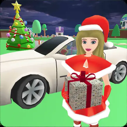 Christmas Santa Girl Car Drive Cheats