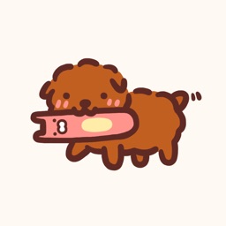 Poodle Kimi Sticker