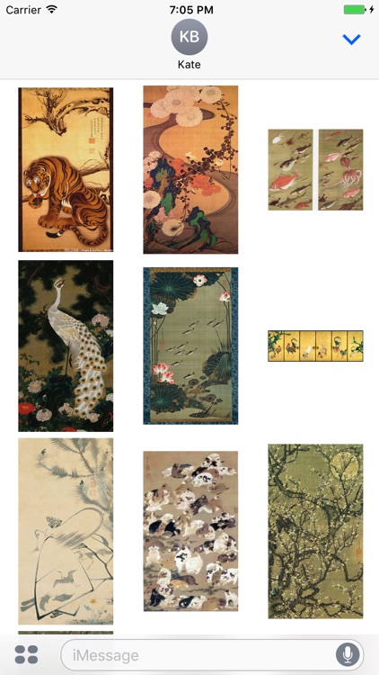 Ito Jakuchu Artworks Stickers