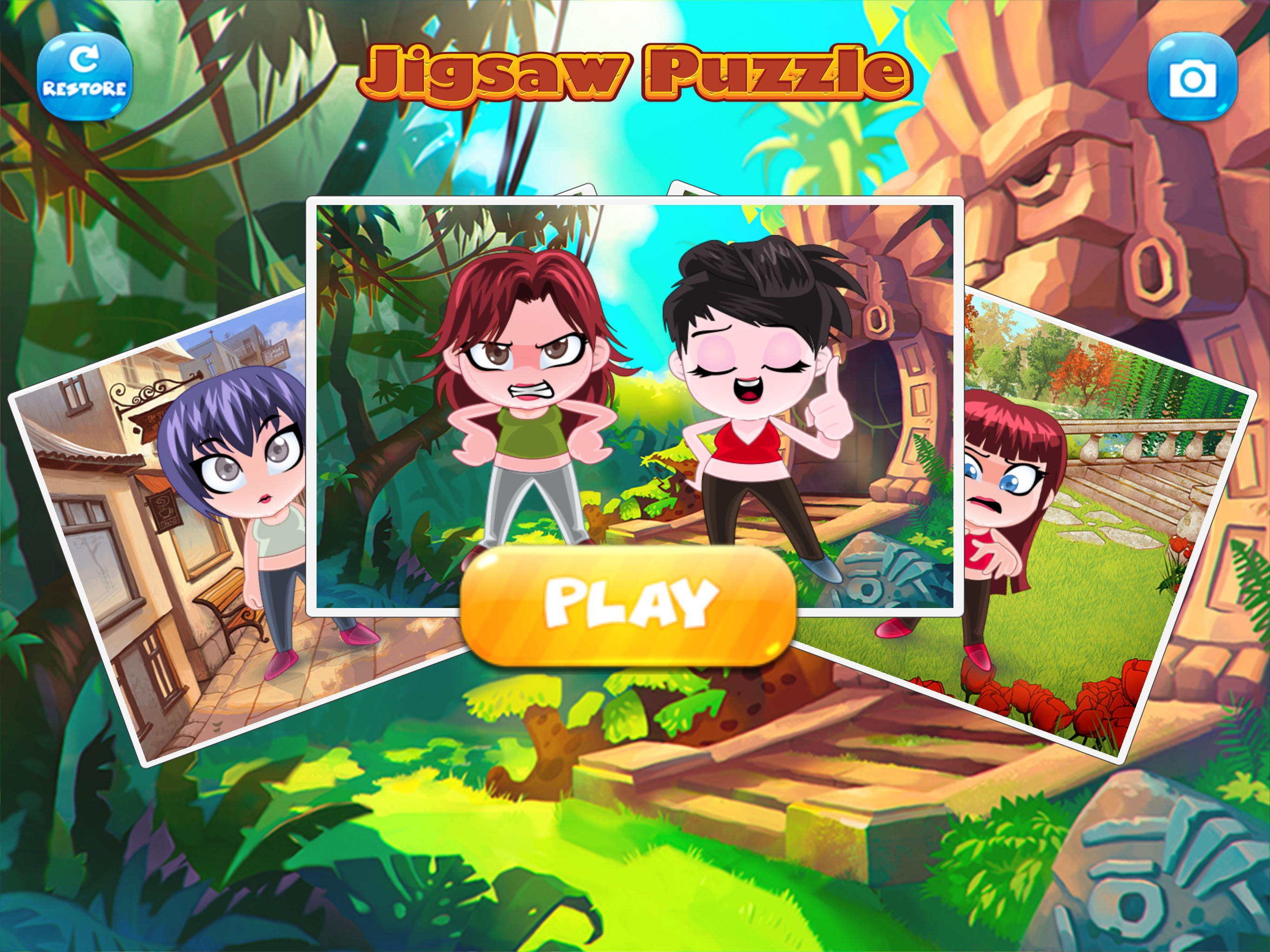 lovely little girls puzzle games for preschool