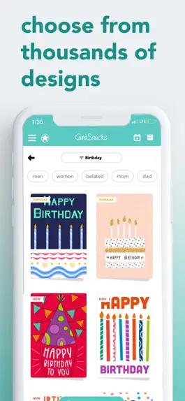 Game screenshot CardSnacks: ecards, greetings hack