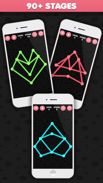 One Touch Line Draw Game iPhone screenshot