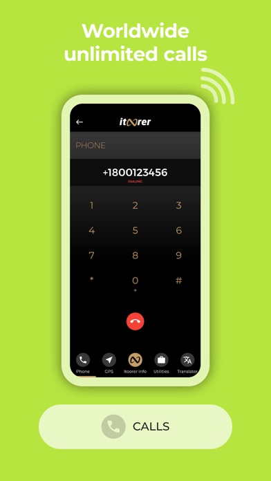 Itoorer eSIM Travel App Screenshot