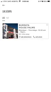 burrata house iphone screenshot 2