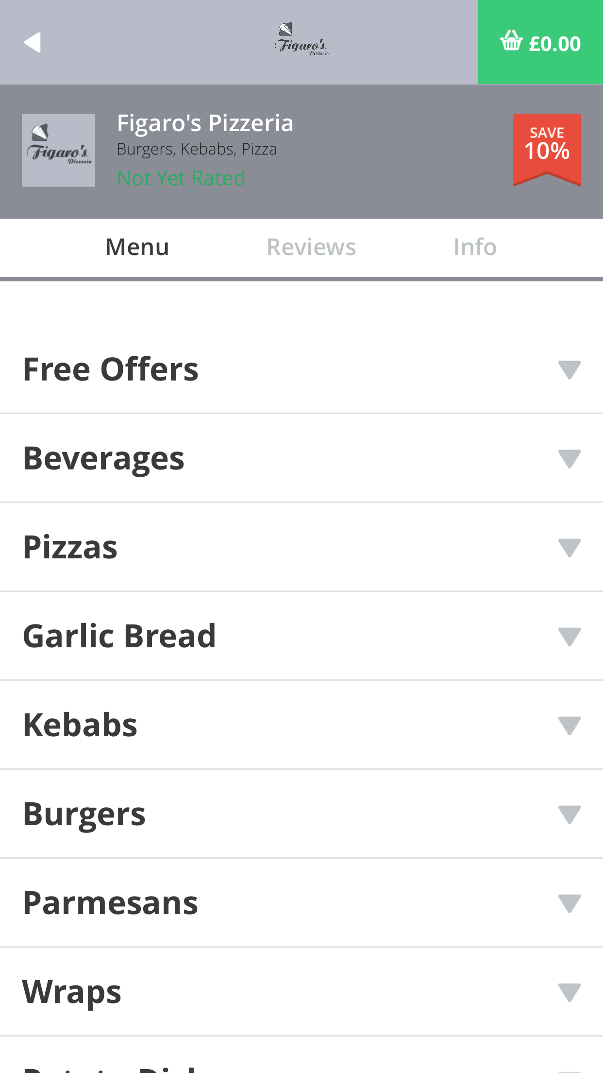 Figaros Pizzeria screenshot 3