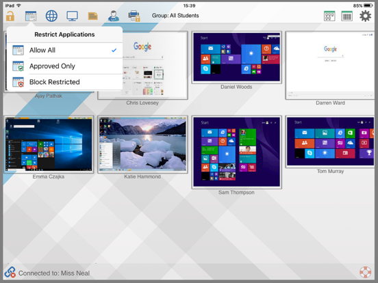 NetSupport Tutor Assistant iPad screenshot