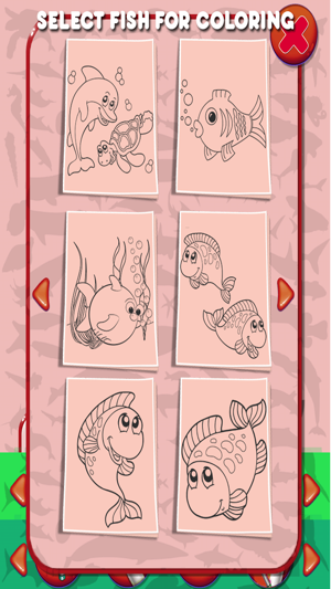 Fish Kids Coloring Book(圖2)-速報App