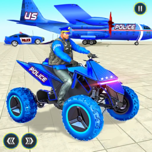 US Police ATV Quad Bike Games icon