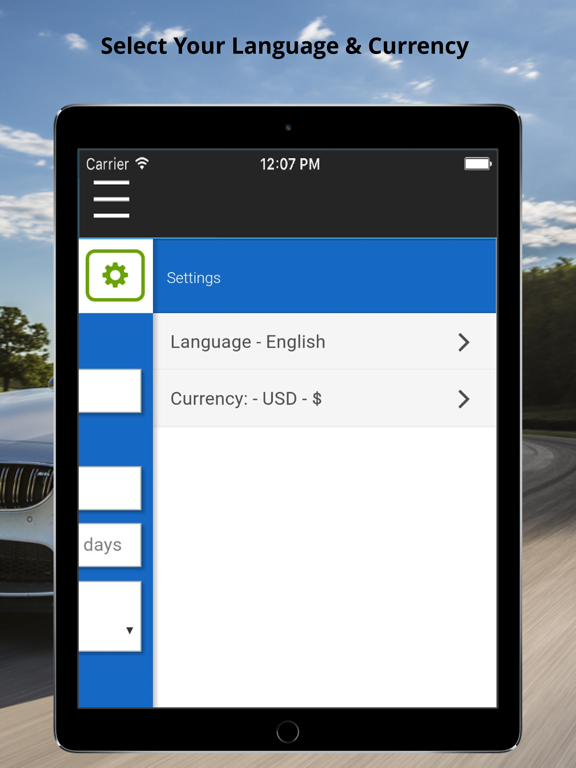 CarRentalChoice - Car Rental iPad screenshot