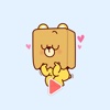 Animated Baghead Bear Stickers