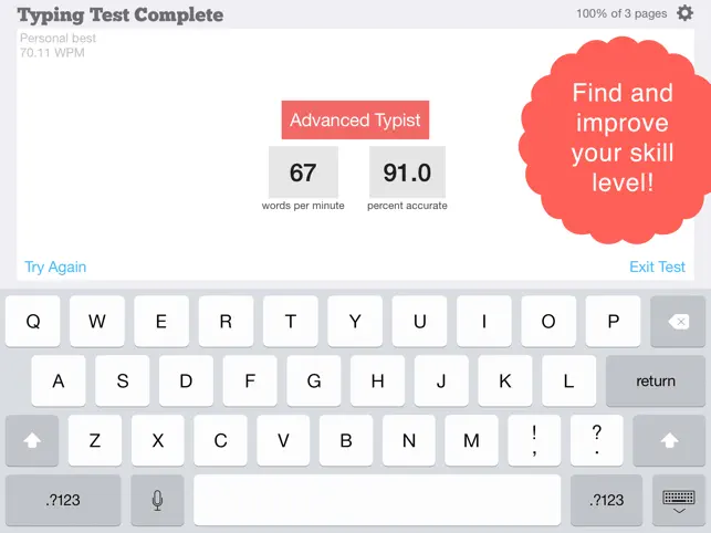 Imágen 5 TapTyping - typing trainer iphone