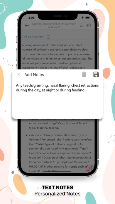 Nurses' HBK Health Assessment Screenshot
