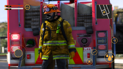 Firefighter:Car fire truck simのおすすめ画像4