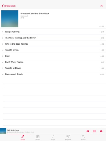 Songs: music minus the cloud screenshot 3