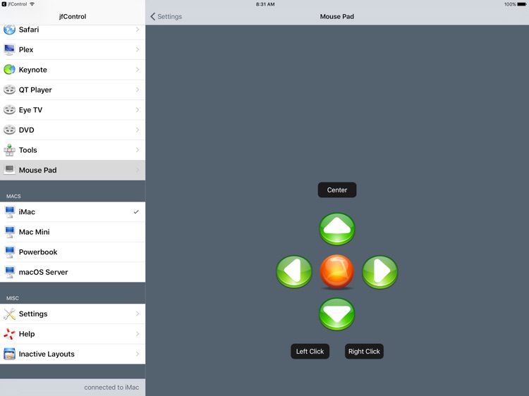 jfControl Remote HD - Allround Control screenshot-4