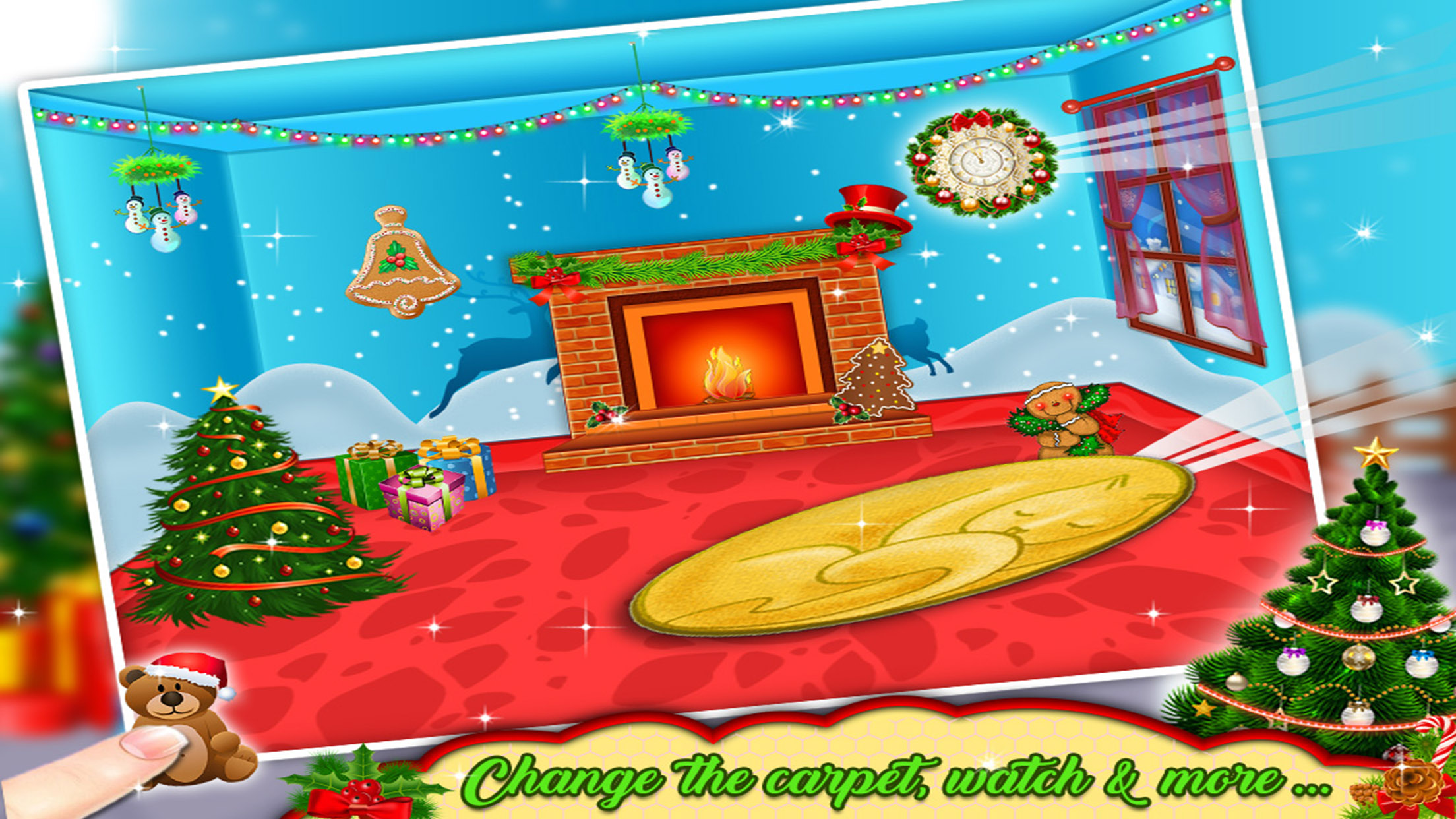 Christmas Room Decoration - Free kids game screenshot 3
