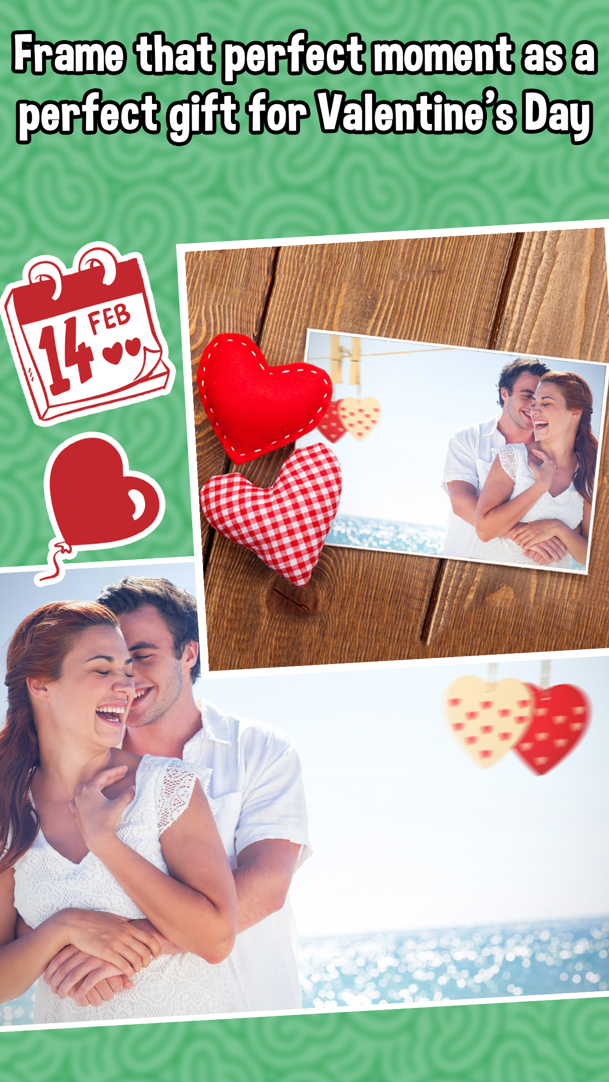 Valentine's Day Frames Photo Collage Editor screenshot 4