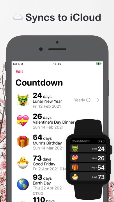 Screenshot #3 pour Countdown with Emoji