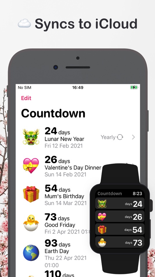 #3. Countdown with Emoji (iOS) 由: Lasmit TLB Ltd