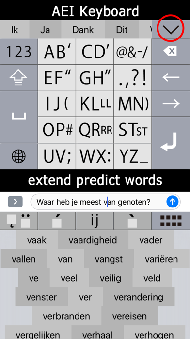 Screenshot #1 pour K4us Dutch Keyboard