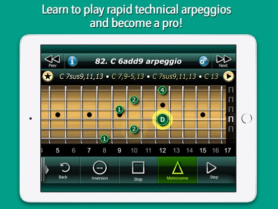 Screenshot #4 pour Sweep Picking Guitar Arpeggios