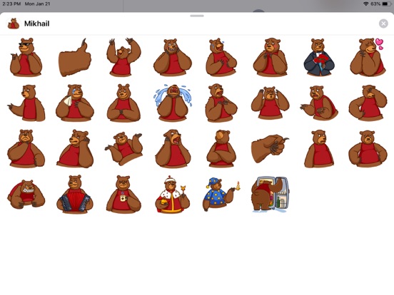 Screenshot #4 pour Cute Bear Pun Funny Stickers
