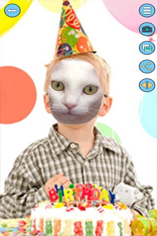 Face with birthday frames and cards screenshot 3