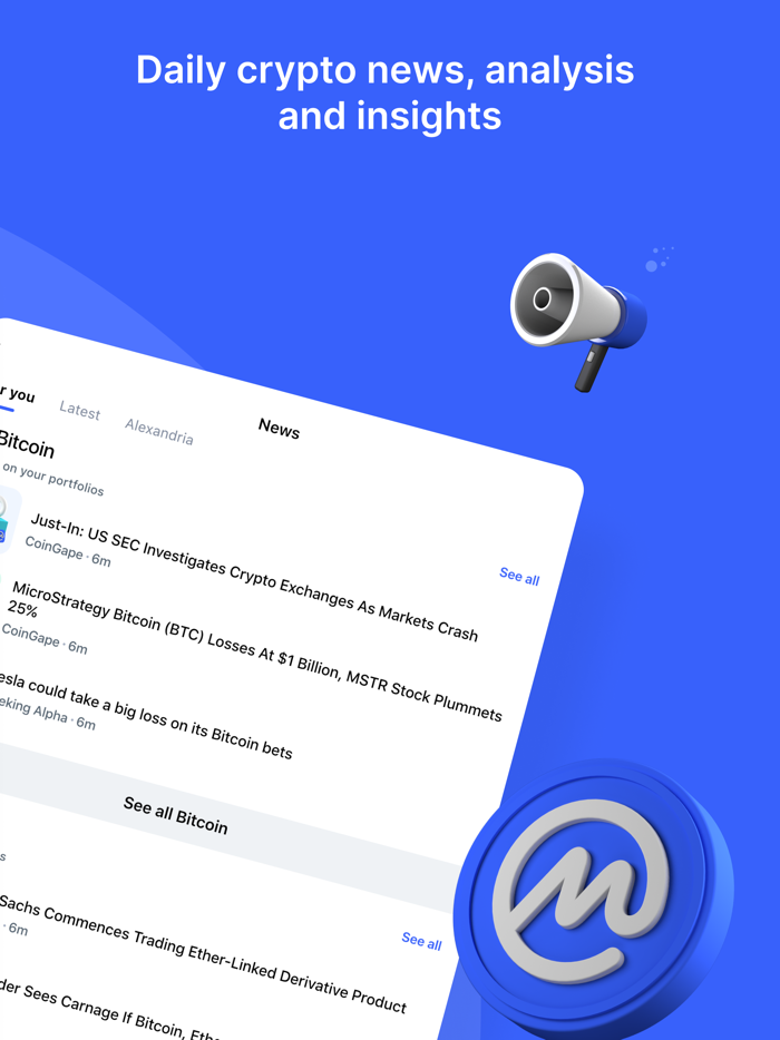 CoinMarketCap Crypto Tracker