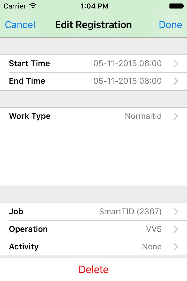 SmartTID Time Sheet screenshot 4