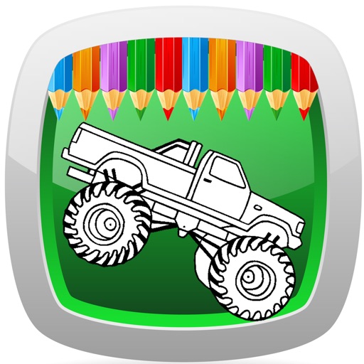 Truck Coloring Book For Kids And Toddler iOS App