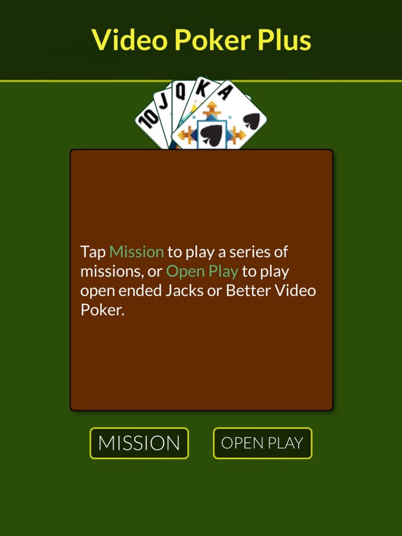 Video Poker+ iPad screenshot
