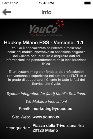 Hockey Milano RSS screenshot 2