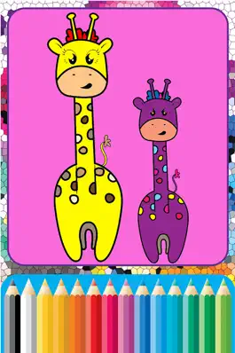 Game screenshot Giraffe Coloring Cute Wild Animals fun doodling mod apk