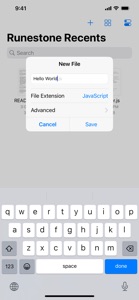 Runestone Text Editor screenshot #5 for iPhone