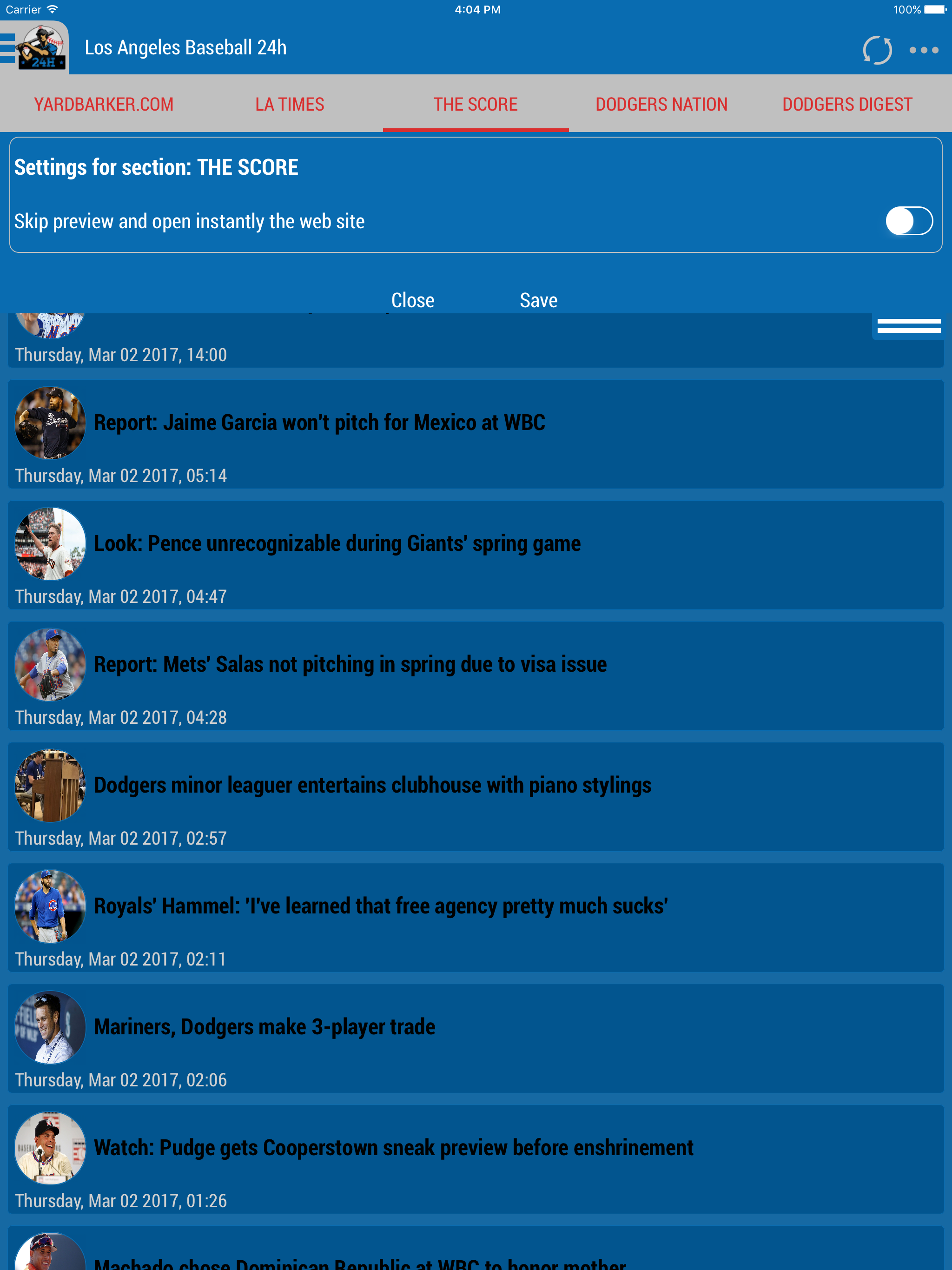Los Angeles Baseball 24h screenshot 5
