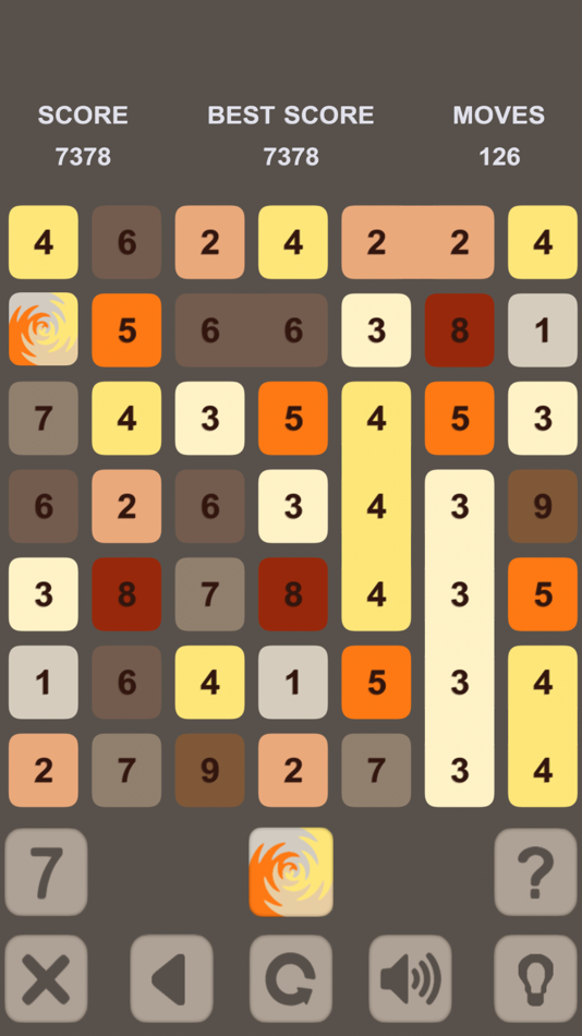 #5. Numbers Puzzle. Get 10 (iOS) Podle: Ruslan Goncharenko