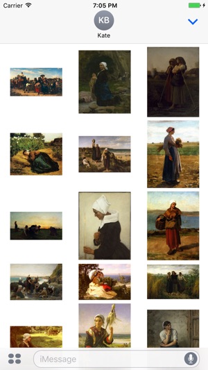 Jules Breton Artworks Stickers(圖2)-速報App