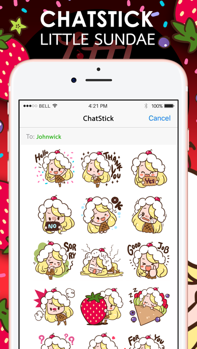 Screenshot #1 pour ลิตเติล ซันเด สติกเกอร์ สำหรับ iMessage ฟรี
