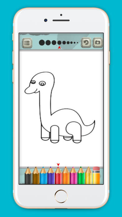 Dinosaur Planet Coloring Book game for kids 1.0.0 IOS -