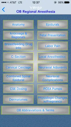 Vargo OB Regional Anesthesia iPhone image 1