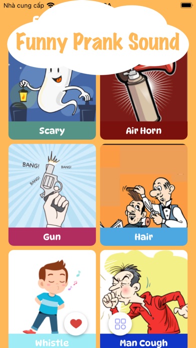 Prank Gun, Bell, Air Horn App Screenshot