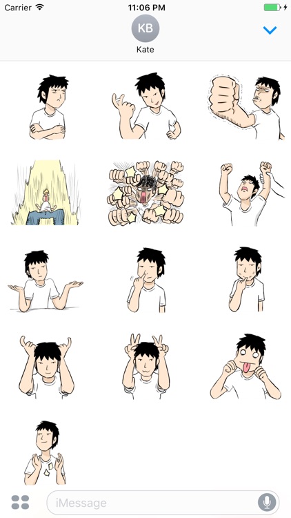 FA Student Boy Sticker